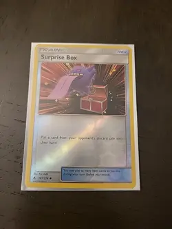 Gengar Surprise Box REVERSE HOLO card 187/214 SM Unbroken Bonds 2019 Pokemon TCG - Image 1