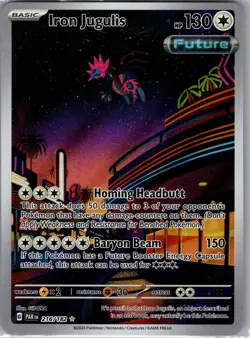Iron Jugulis 216/182 - Paradox RIft - Pokemon Card - NM - Illustration Rare - Image 1