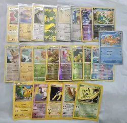 Pokemon Card TCG Bundle Reverse Holo And Legendary Rares 22 Cards Used - Image 3