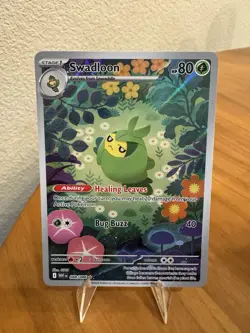 Pokemon TCG White Flare Swadloon Card IR 088/086 - Image 1