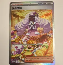 Pokemon TCG Jacinthe Trainer Supporter Holo Trading Card Game Card 122/088 - Image 2