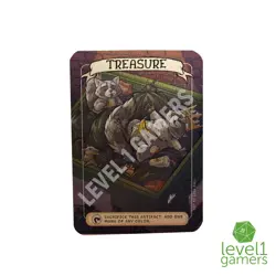 Raccoon Treasure Metal Token Magic Card | Hand-Drawn Fantasy Proxy Art on Metal - Image 4