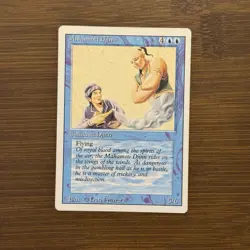 Mahamoti Djinn MP Revised Edition 1994 Magic the Gathering Card MTG TCG - Image 1