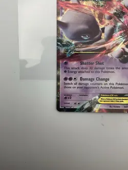 Pokemon TCG Mewtwo EX 62/162 Holo XY Breakthrough Card - Image 4
