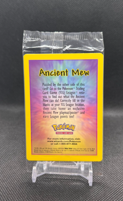 Pokemon TCG Ancient Mew Promo Card 2000 Movie Factory Sealed - Print Line - Image 2