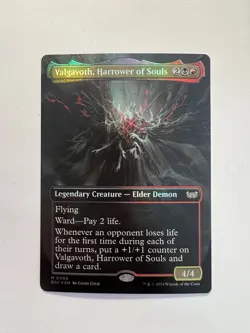Valgavoth, Harrower of Souls - FOIL BORDERLESS - MTG DSC - NM - Image 1