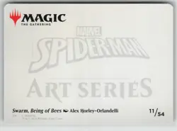 Marvel's Spider-Man #11 Swarm, Being of Bees Art Card (Gold-Stamped Signature) - Image 2