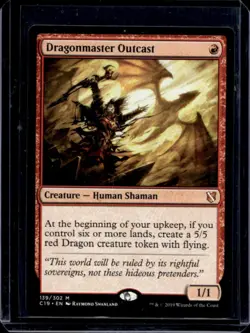2019 Magic MTG Commander Dragonmaster Outcast #139 - Image 1