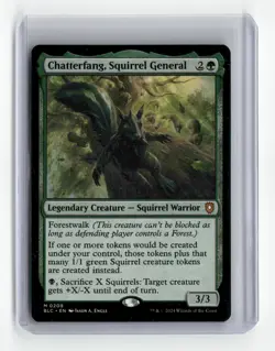 MTG - Chatterfang, Squirrel General - Bloomburrow Commander - Image 1