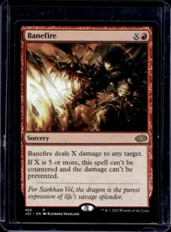 2022 Magic MTG Jumpstart Banefire #495 - Image 1