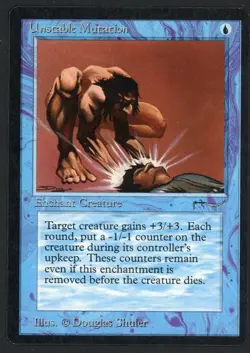 ***Unstable Mutation*** MTG Arabian Nights Magic Kid Icarus - Image 1