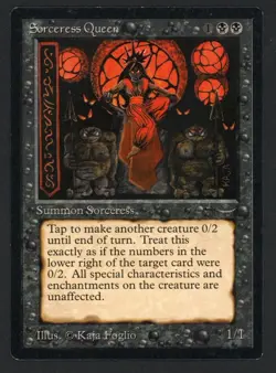 ***Sorceress Queen*** MTG Arabian Nights Magic Kid Icarus - Image 1