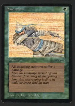 ***Sandstorm*** MTG Arabian Nights Magic Kid Icarus - Image 1