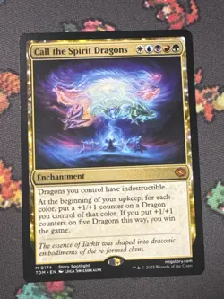 Call the Spirit Dragons Mythic Enchantment 0174 Tarkir: Dragonstorm - Image 1