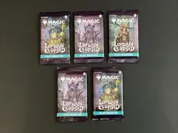 Magic the Gathering Lorwyn Eclipsed SEALED Play Booster Pack Lot of 5 MTG - Image 2