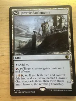 MTG magic 1x Hanweir Battlements (M/NM) Innistrad Remastered - Image 1