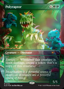 Polyraptor (Rainbow Foil) Secret Lair Drop Foil 2194 NM - Image 1