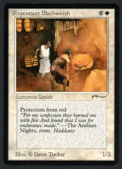 ***Repentant Blacksmith*** MTG Arabian Nights Magic Kid Icarus - Image 1