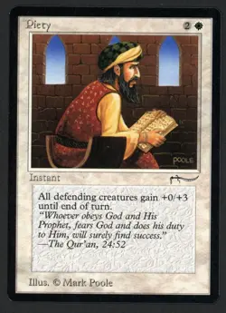 ***Piety Dark*** MTG Arabian Nights Magic Kid Icarus - Image 1
