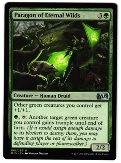 Paragon of Eternal Wilds 190 - LP - Magic 2015 (M15) Normal U - Image 1