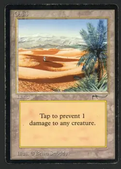 ***Oasis*** MTG Arabian Nights Magic Kid Icarus - Image 1