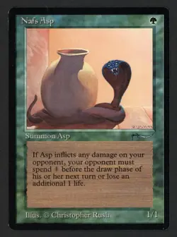 ***Naf's Asp Dark*** MTG Arabian Nights Magic Kid Icarus - Image 1