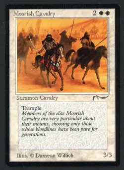 ***Moorish Cavalry Light*** MTG Arabian Nights Magic Kid Icarus - Image 1
