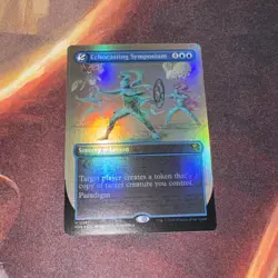 Echocasting Symposium X1 Mtg Secrets Of Strixhaven Nm Foil Borderless - Image 1
