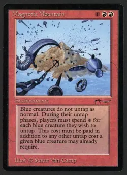 ***Magnetic Mountain*** MTG Arabian Nights Magic Kid Icarus - Image 1