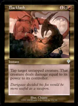 Backlash LP Light Play Invasion MTG [9447] - Image 1
