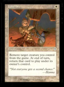Liberate LP Light Play Invasion MTG [10204] - Image 1
