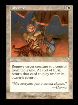 Liberate LP Light Play Invasion MTG [10201] - Image 1