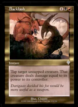 Backlash LP Light Play Invasion MTG [9448] - Image 1