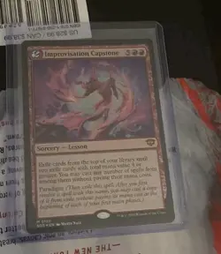 Improvisation Capstone - Strixhaven #0120 Mythic Sorcery Red Regular English - Image 1