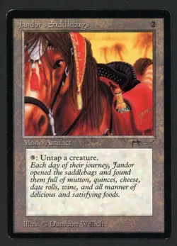 ***Jandor's Saddlebags*** MTG Arabian Nights Magic Kid Icarus - Image 1