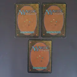 MTG Magic the Gathering Mahamoti Djinn Revised Edition x3 HP Heavy Play - Image 2