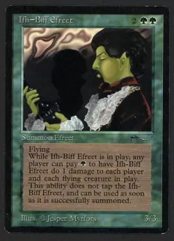 ***Ifh-Biff Efreet (Corner Bend)*** MTG Arabian Nights Magic Kid Icarus - Image 1