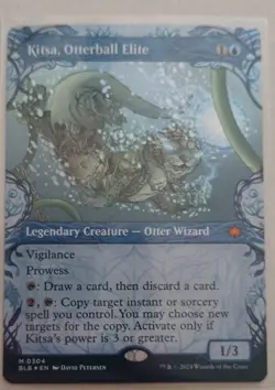 Kitsa, Otterball Elite (Showcase) Bloomburrow Foil - Image 1