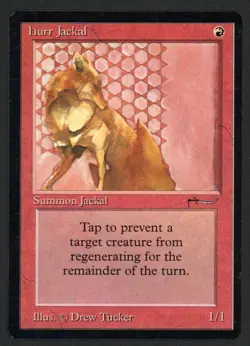 ***Hurr Jackal*** MTG Arabian Nights Magic Kid Icarus - Image 1