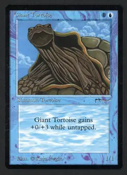 ***Giant Turtle Dark*** MTG Arabian Nights Magic Kid Icarus - Image 1