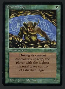 ***Ghazban Ogre*** MTG Arabian Nights Magic Kid Icarus - Image 1