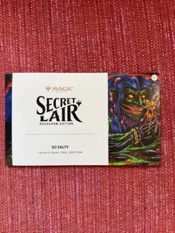MTG Magic MagicCon 20265 Secret Lair So Salty Roadshow Edition Exclusive Sealed - Image 1