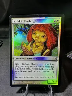 Foil Kithkin Harbinger *Lorwyn* MTG Magic the Gathering - Image 1