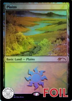 Plains - Foil - Secret Lair Bob Ross Lands - 100 NM - Image 1