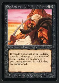***Erg Raiders Light*** MTG Arabian Nights Magic Kid Icarus - Image 1