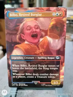 MTG - Bilbo, Retired Burglar (Borderless) LTR Regular Uncommon #0403 - Image 1