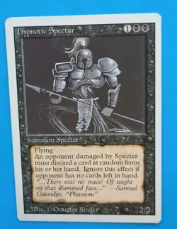 Magic the Gathering MTG Revised HYPNOTIC SPECTER LP/MP U 1994 Vintage - Image 1