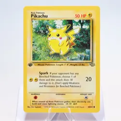 Pokemon TCG - Pikachu 60/64 Jungle Common 1st Edition WOTC - NM - Image 2