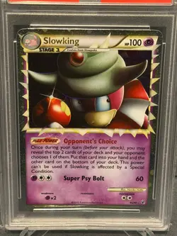 Pokemon Slowking Prime HGSS Undaunted Holo Ultra Rare #85 PSA 10 Gem Mint - Image 3