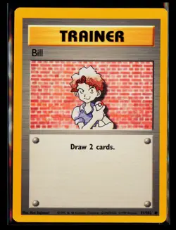 1999 Pokemon TCG Bill Base Set #091/102 - Image 1